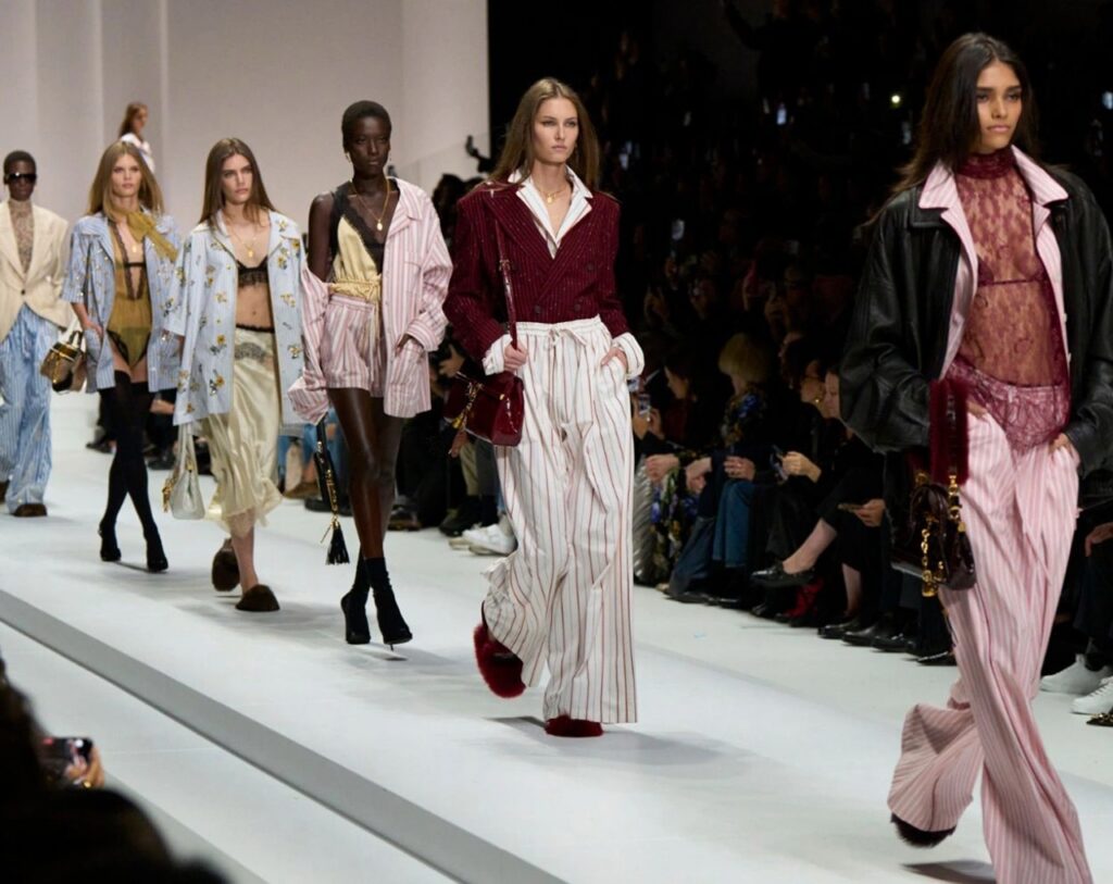 Defile during the Fashion Week